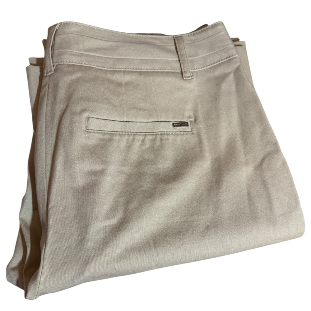 White House Black Market Beige Modern Boot Trouser Pants, size 10R - Picture 11 of 13